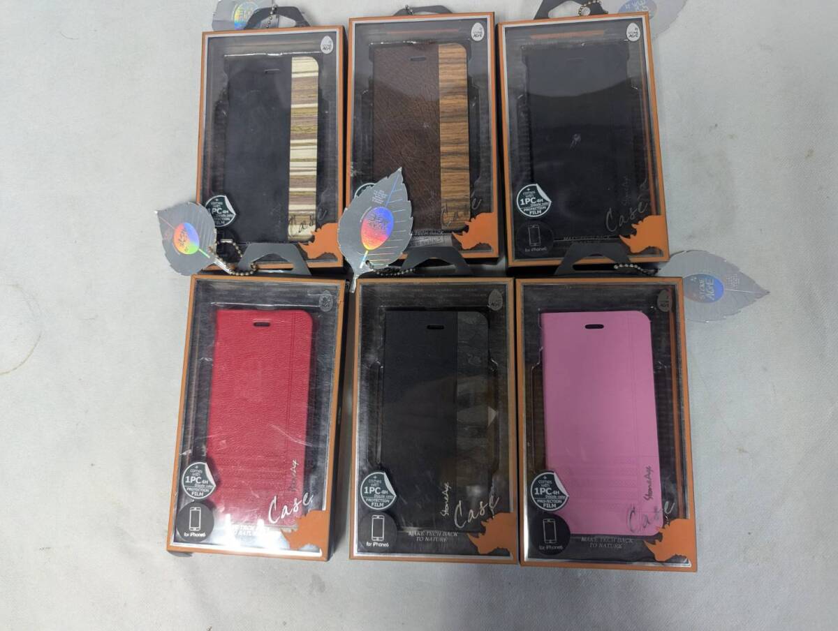 250725-1 長期保管品 iPhone用 スマホケース6個セット拍卖