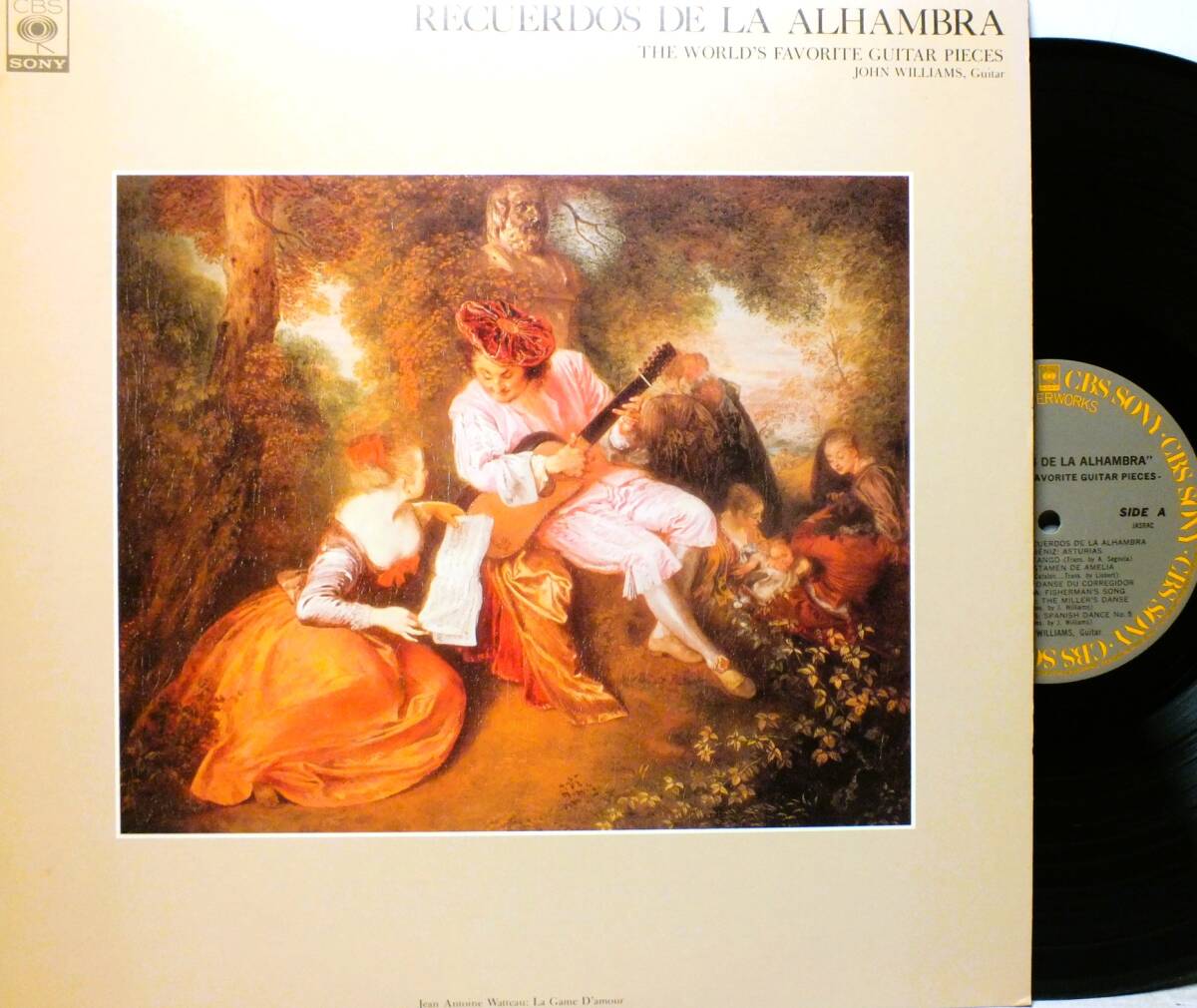 FCCA 511 【ギター】ジョン・ウィリアムス JOHN WILIAMS ギター名曲のすべて アルハンブラ宮殿の思い出 LP【8商品以上同梱で送料無料】2507拍卖
