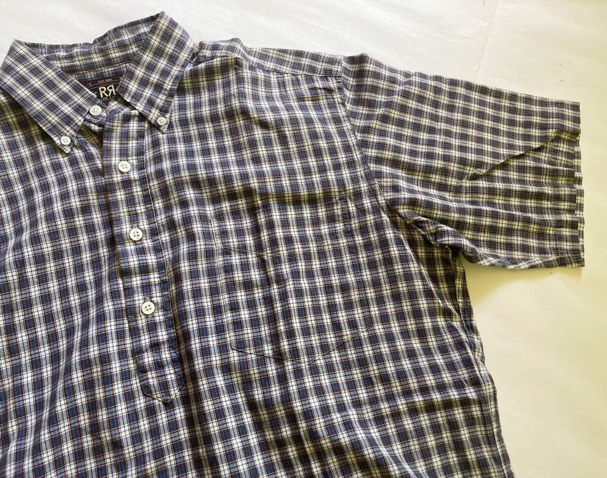 90s.RRL プルオーバー 半袖シャツ 三つ星 ビンテージ チェック柄 vintage 初期 old アメカジ 3つ星 90年代.拍卖