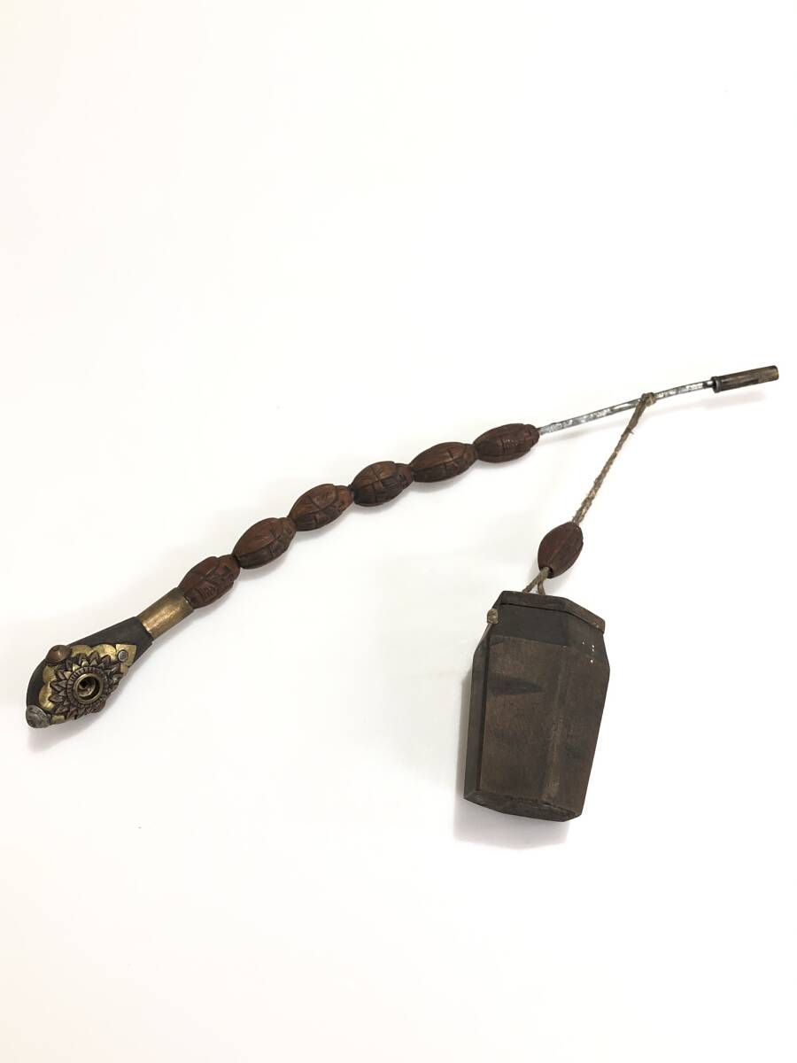 DB4294 時代物 木彫り パイプ 喫煙具 レトロ拍卖