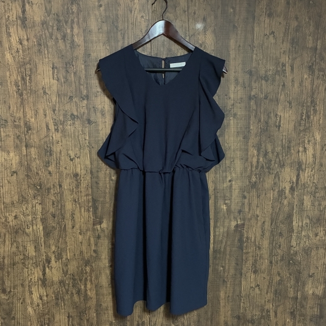 A438◇AG | エージー ワンピース ダークネイビー レディース Mサイズ 中古品拍卖