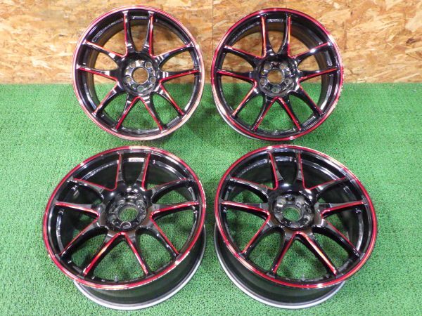 WORK EMOTION kiwami 社外アルミホイール 18×7.5 100-5H +47 ハブ径60【4本/18インチ/ワーク 極】手渡し可拍卖