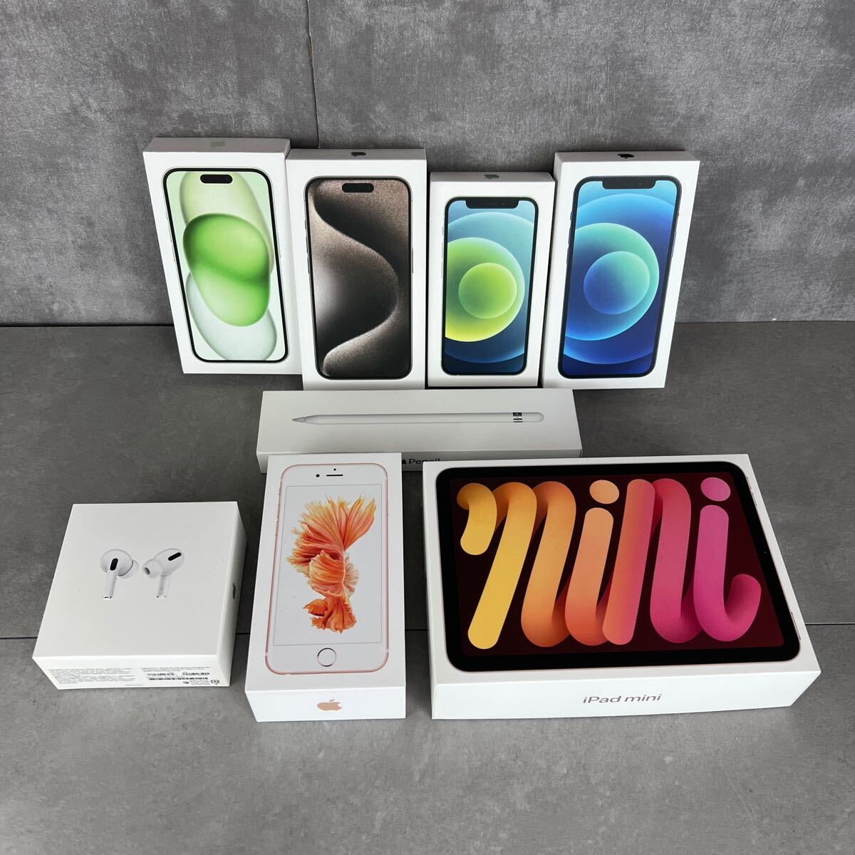 Apple アップル 化粧箱まとめ iPhone iPad mini AirPods Pencil アイフォン アイパッド エアポッズ ジャンク 現状品 25H4170KT0000-01拍卖