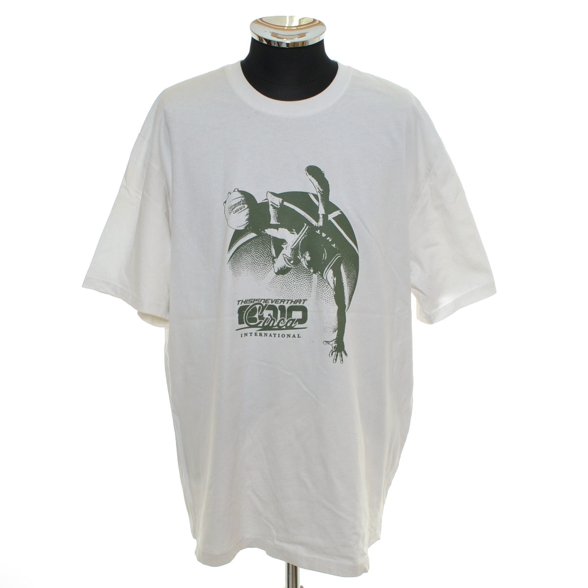 ●550140 THISISNEVERTHAT ディスイズネバーザット ●半袖 Tシャツ サイズXL メンズ ホワイト拍卖