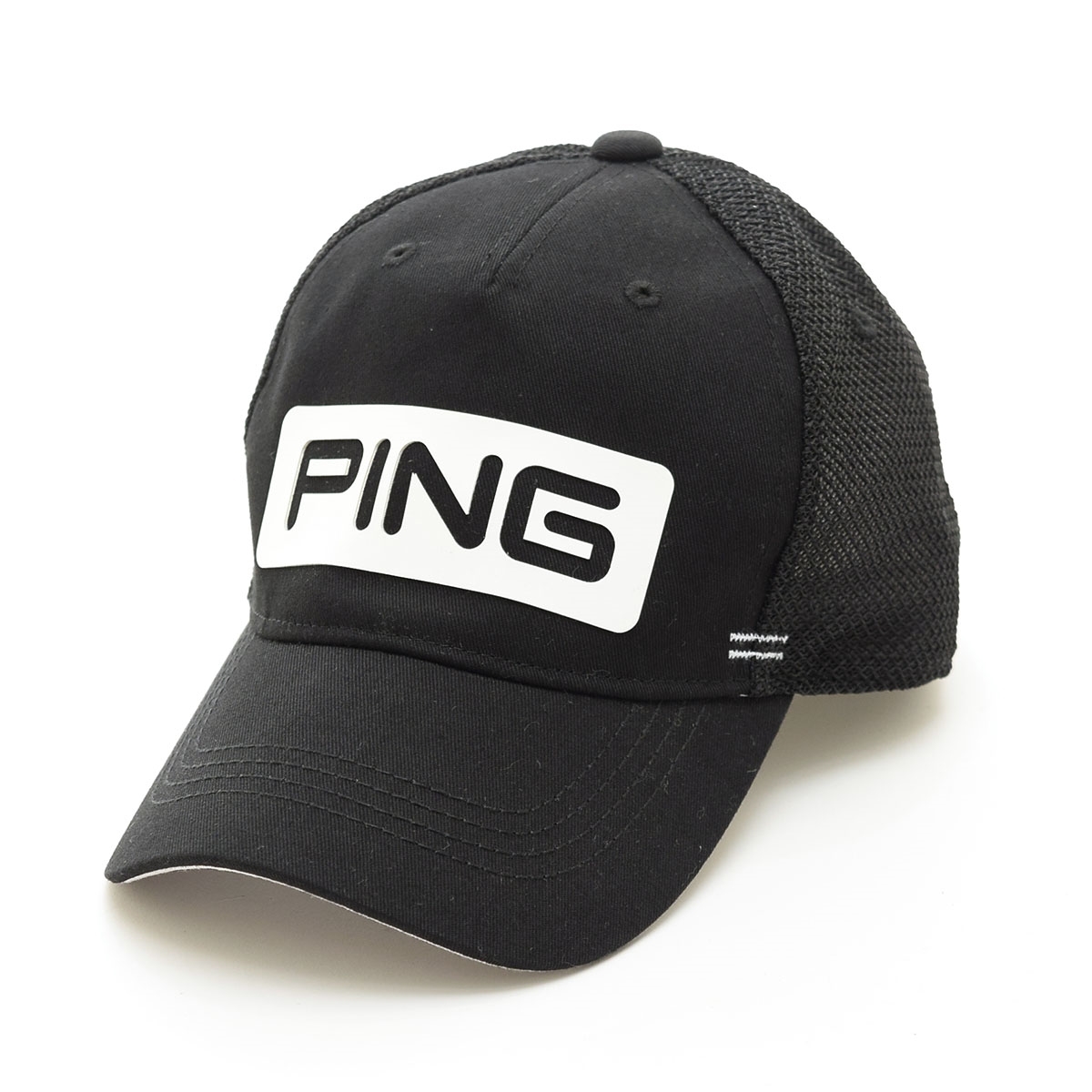 ●554335 PING ピン ●ゴルフキャップ 帽子 TOUR MESH CAP 35343-02 サイズFREE メンズ ブラック拍卖