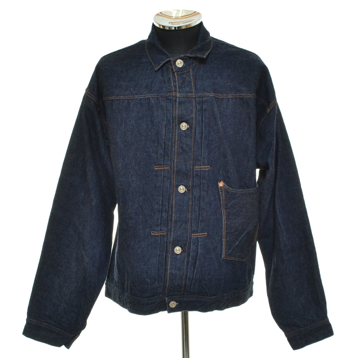 ●554245 WAREHOUSE ウエアハウス ウェアハウス ●カバーオール デニムジャケット Brown Duck&Digger Nonpareil Browse サイズ42 メンズ拍卖