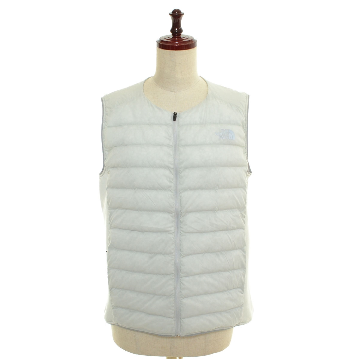 ■552791 THE NORTH FACE ノースフェイス ●ベスト レッドランベスト NYW82174 サイズL レディース ライトブルー拍卖