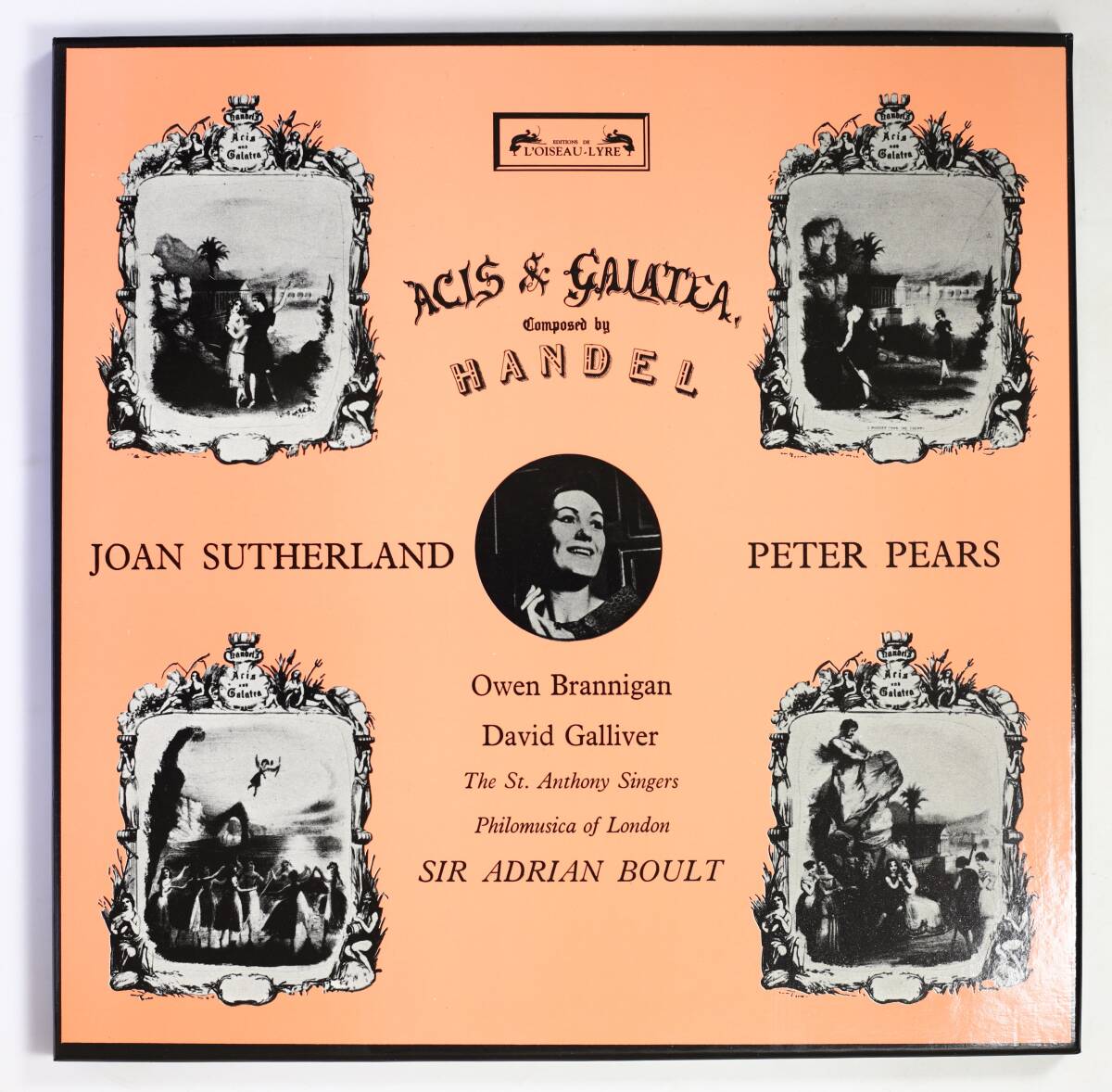 【蘭盤LP-BOX】ジョーン・サザーランド,ボールト/ヘンデル:エイシスとガラテア(並良品,L'OISEAU-LYRE,2LP,Adrian Boult)拍卖