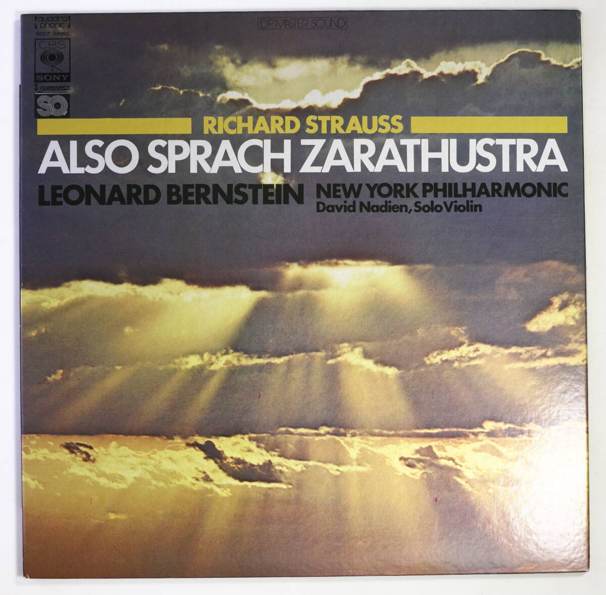 【日盤LP】バーンスタイン,NYP/R.シュトラウス:ツァラトゥストラはかく語りき(並良品,稀少4CH,Leonard Bernstein)拍卖