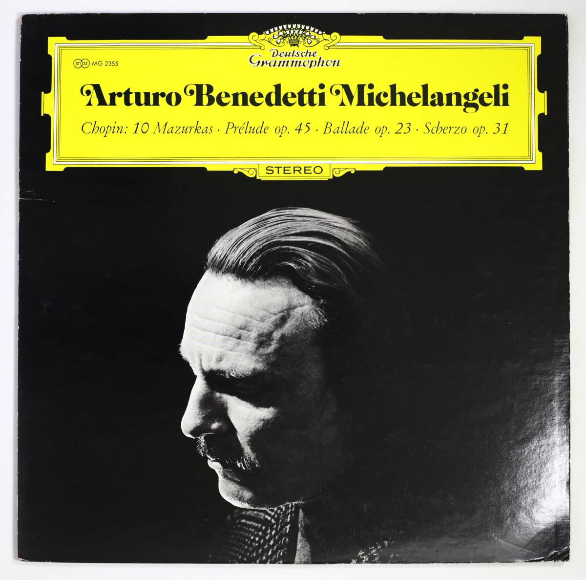 【日DG LP】アルトゥーロ・ベネデッティ・ミケランジェリ/ショパン:10のマズルカ 他(並品,1971,独メタル,B,Michelangeli)拍卖