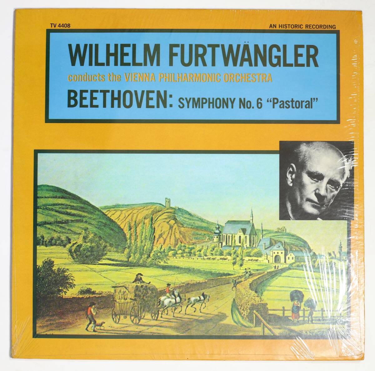 【US盤LP】フルトヴェングラー,VPO/ベートーヴェン:交響曲第6番 田園(並良品,TURNABOUT,Furtwangler)拍卖
