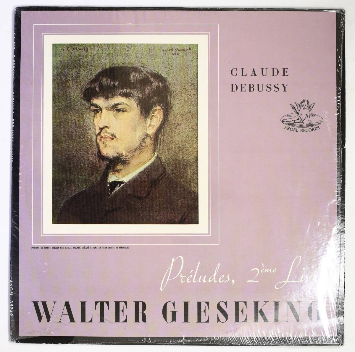 【US盤LP】ワルター・ギーゼキング/ドビュッシー:前奏曲集 第2巻(並良品,ANGEL,Walter Gieseking)拍卖
