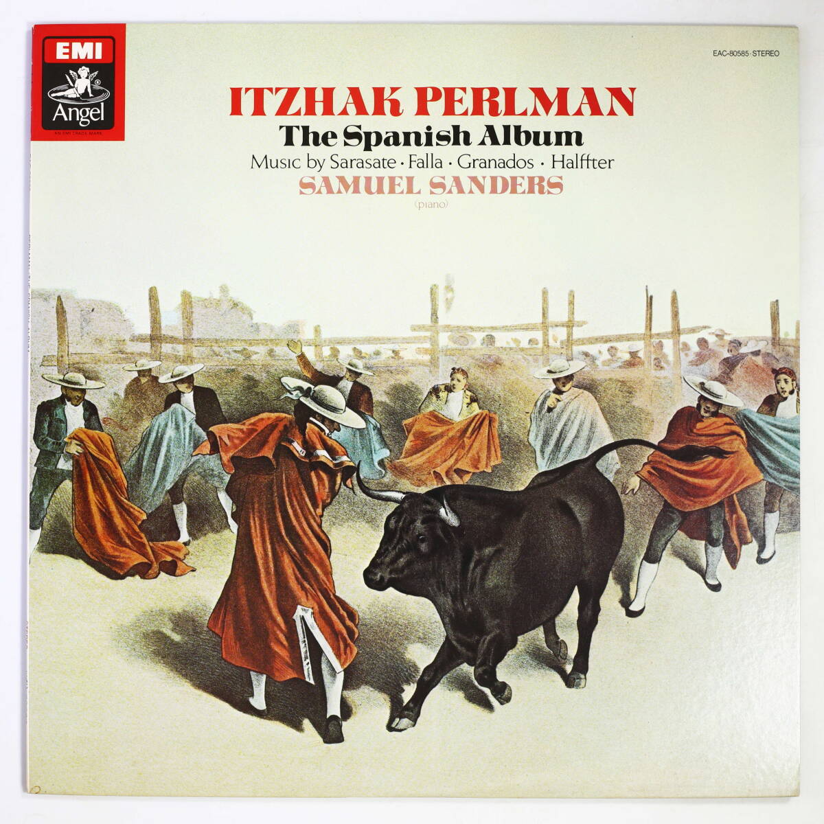 【日LP】パールマン,サンダース/スパニッシュ・リサイタル(並良品,ANGEL,Itzhak Perlman,Samuel Sanders)拍卖