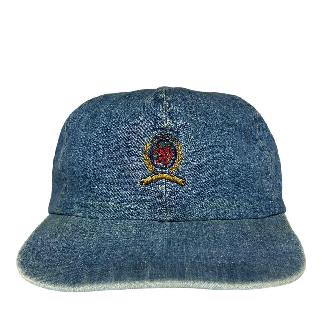 【90s】USA製 トミーヒルフィガー デニム キャップ拍卖