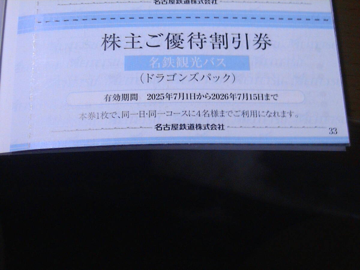 名鉄観光バス ドラゴンズパック 優待券 2枚 拍卖