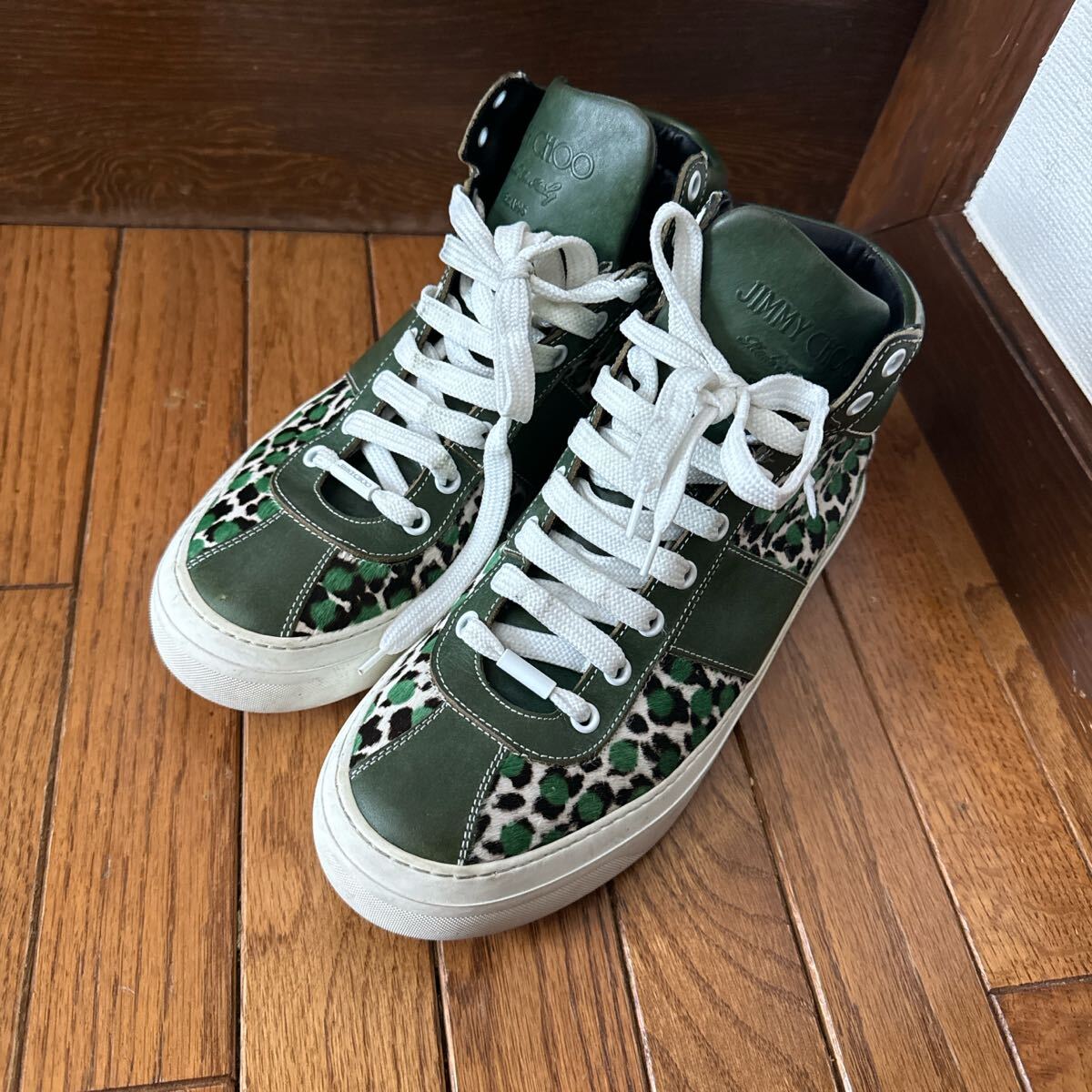 ジミーチュウ スニーカー ヒョウ柄 41拍卖