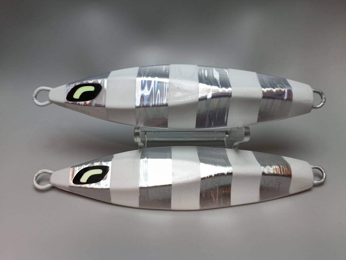 シマノ オシア スティンガー バタフライ ウイング 160g  ゼブラグロー 2個セット 片方反り有り拍卖