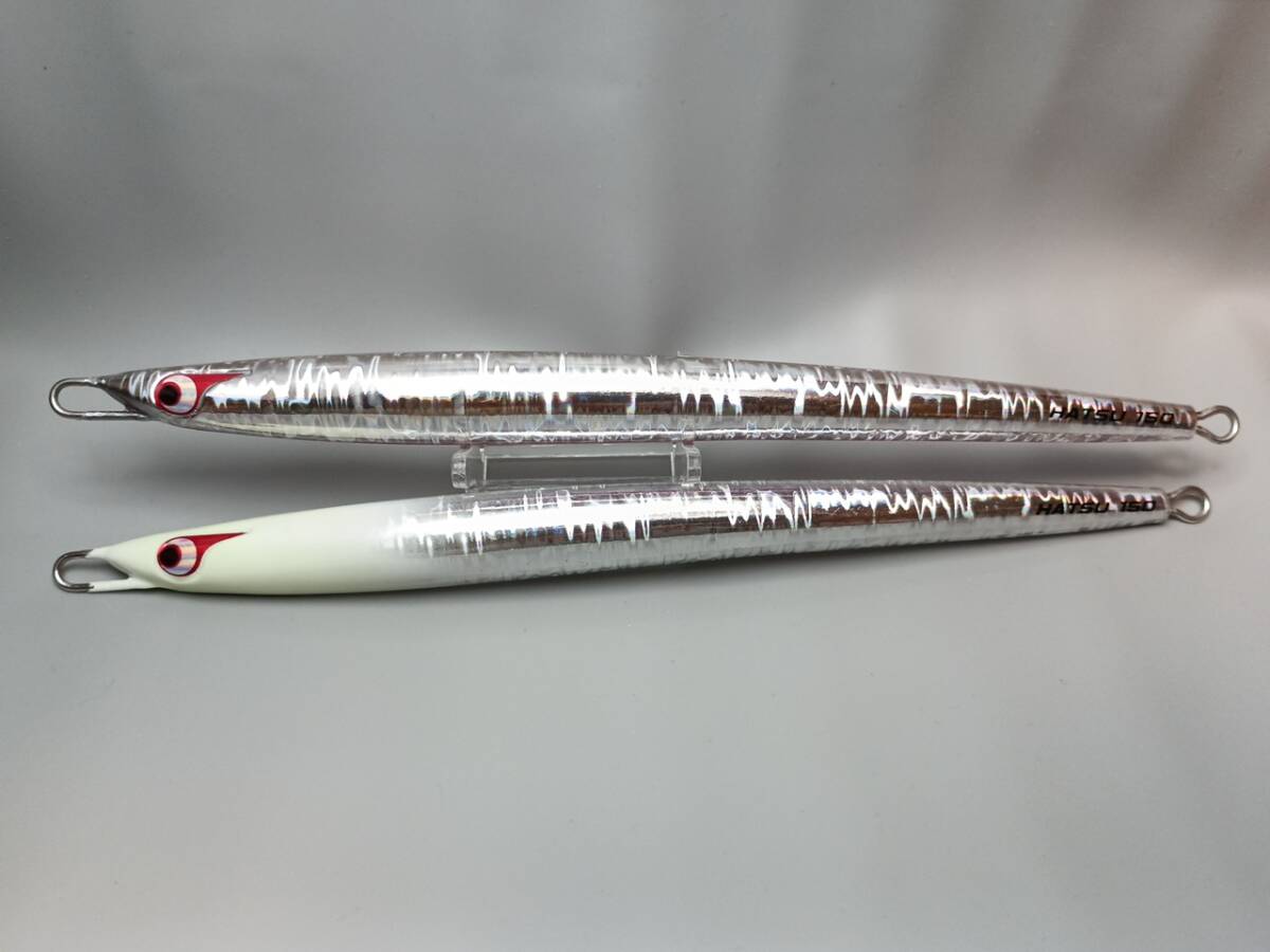 ボーズレス ハツ 150g 2個セット グローヘッドシルバー ピンクエッジシルバー拍卖