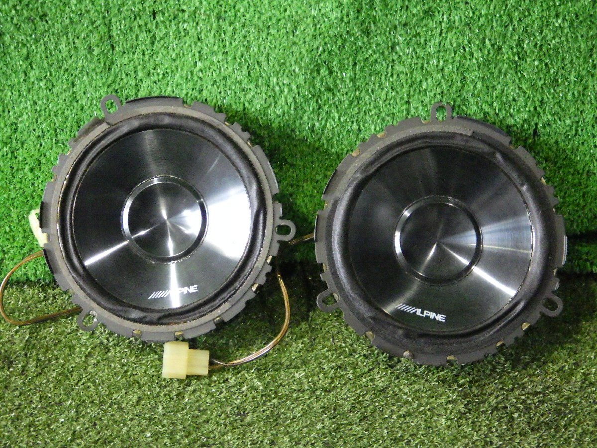 ◆ アルパイン ALPINE 【 17cm 2ウェイ スピーカー 2個セット 】 SCS-170S 動作確認済み 中古 F161 2M-3-1 ◆拍卖