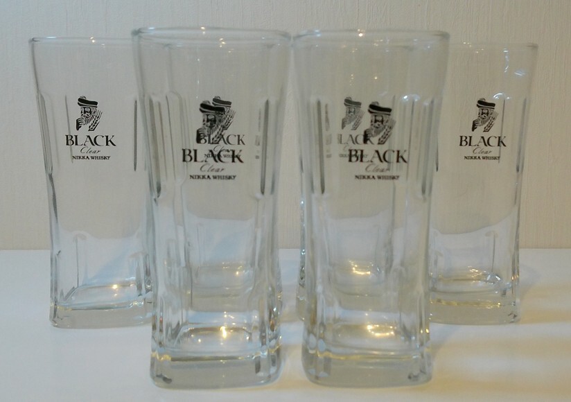 1円から売り切りスタート・・ ニッカウイスキー BLACK グラス 四角 6個セット 20250702 j202h0630拍卖