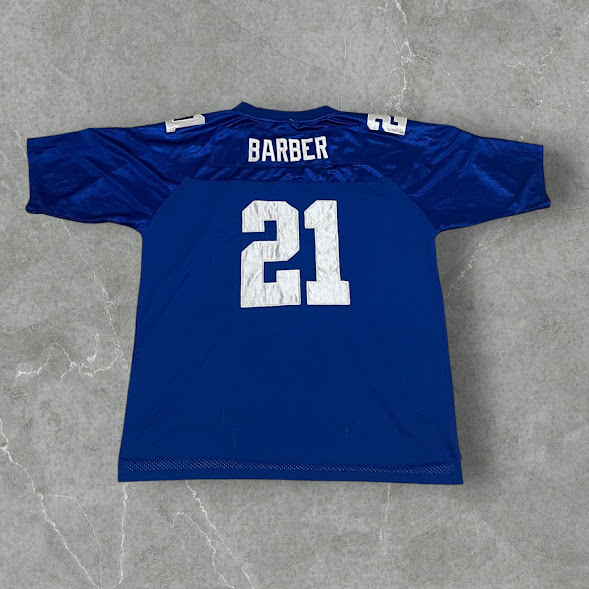 ★NFL ニューヨーク・ジャイアンツ ゲームシャツ Reebok ビッグサイズ ティキ・バーバー #21拍卖