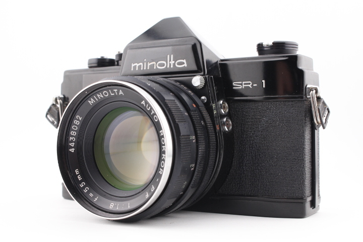 ★MINOLTA ミノルタ SR-1 + AUTO ROKKOR-PF 55mm F1.8★ J7835#拍卖