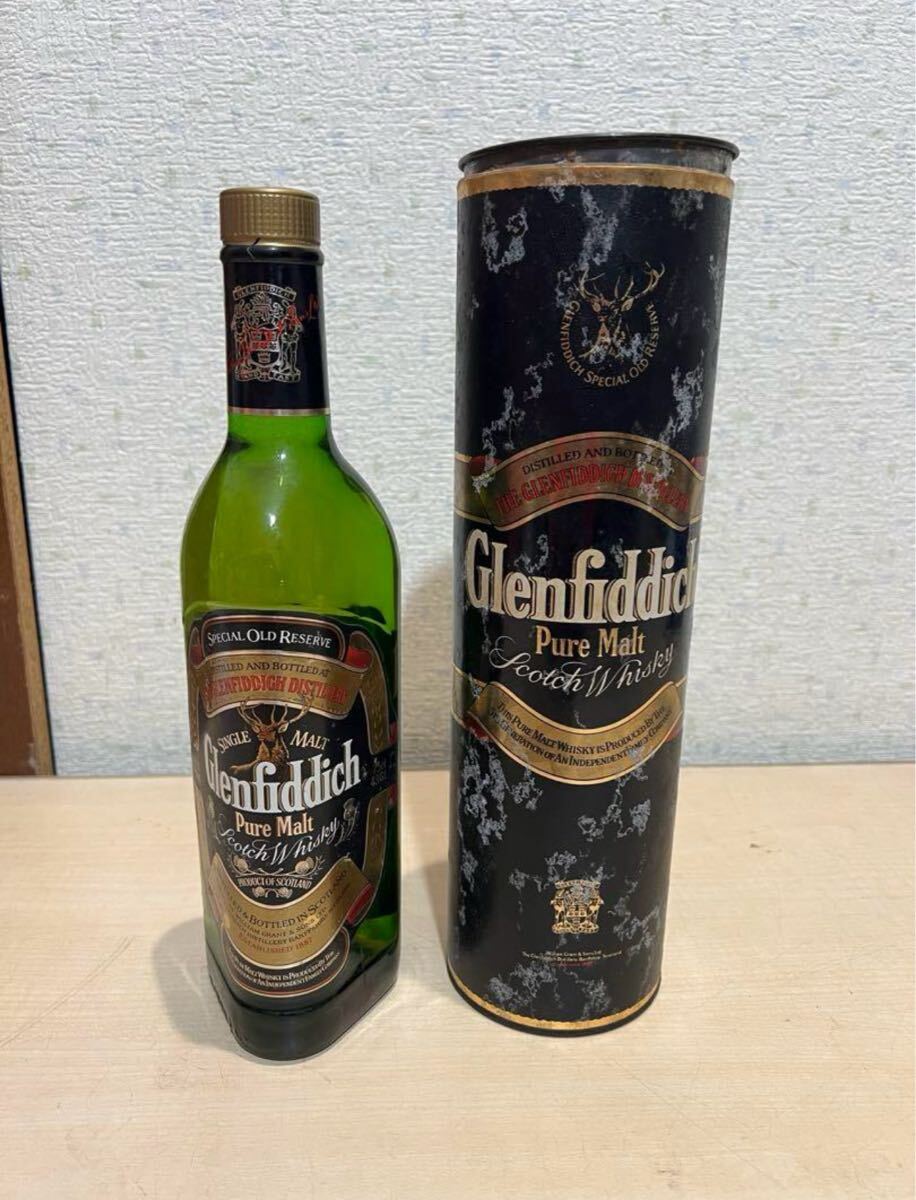 Glenfiddichの750mlスコッチウイスキー、アルコール度数43%。拍卖
