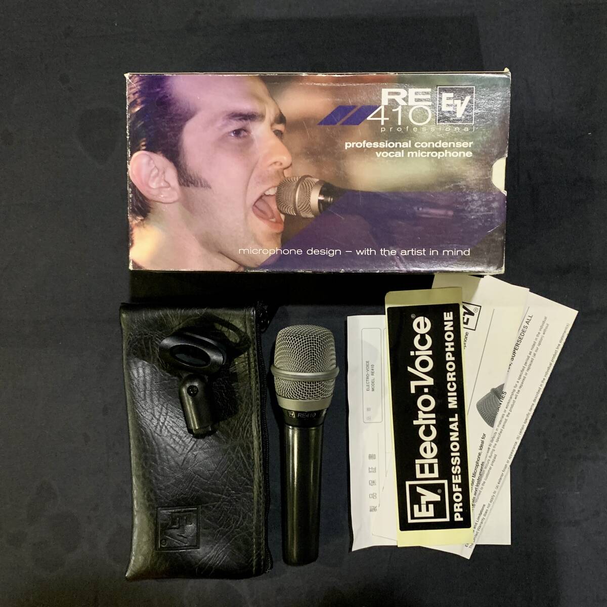 【動作確認済】Electro Voice(エレクトロ ボイス)/ RE 410(コンデンサーマイク)拍卖