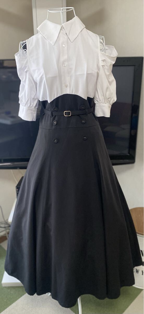 dazzlin オープンショルダートレンチワンピース拍卖