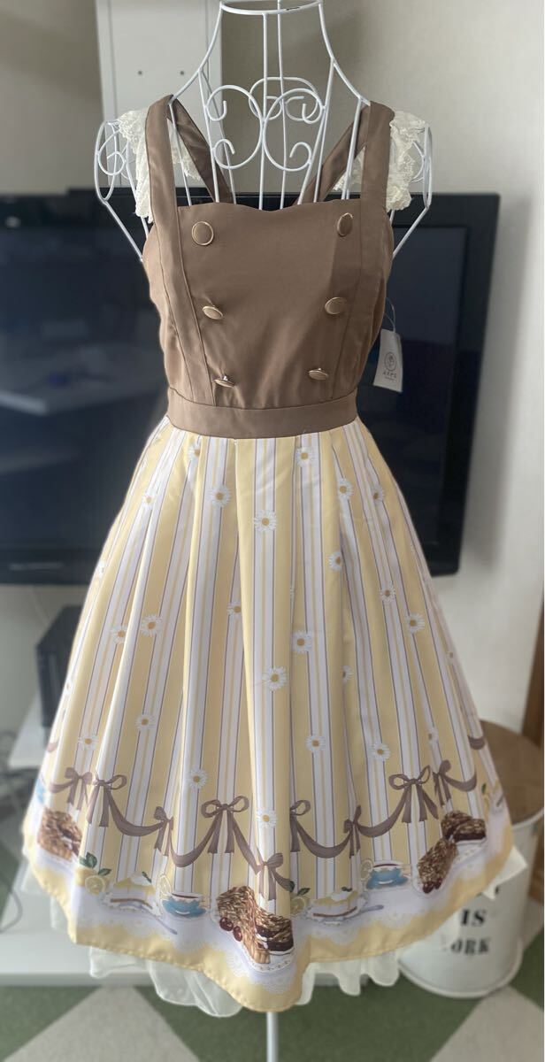 新品未使用品axes femme POETIQUEガトー・ドゥ・セゾンワンピース拍卖