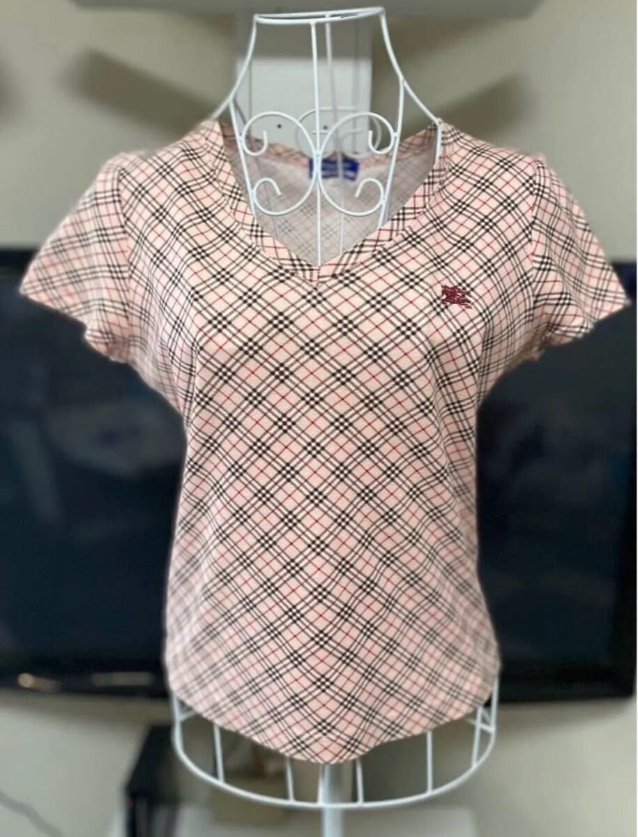 BURBERRY BLUE LABEL 半袖 Tシャツ ピンク拍卖