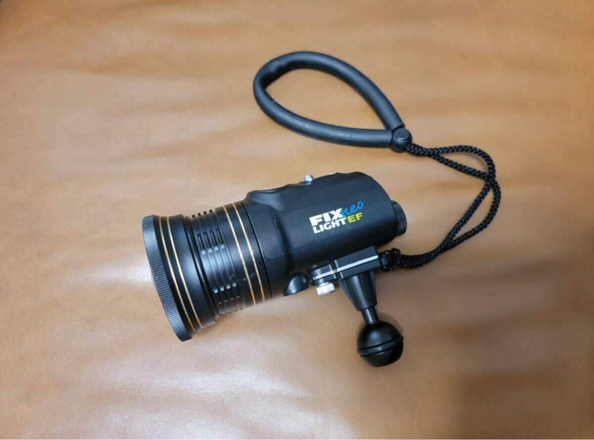 1日使用 Fisheye fixneo lightef 水中ライト ダイビングライト フラッシュ 水中ライト Fisheye拍卖