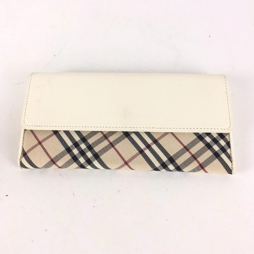 Burberry バーバリー ノバチェック 二つ折り長財布 レディース ブランド 財布 カードケース カード入れ お札入れ 小銭入れ コインケース拍卖