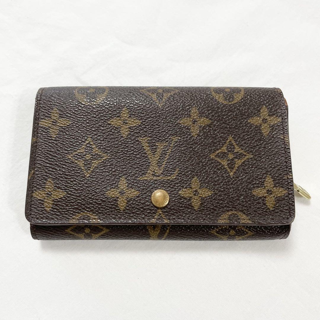 LOUIS VUITTON ルイヴィトン ポルトモネビエトレゾール モノグラム 財布 カードケース カード入れ お札入れ 小銭入れ コインケース拍卖