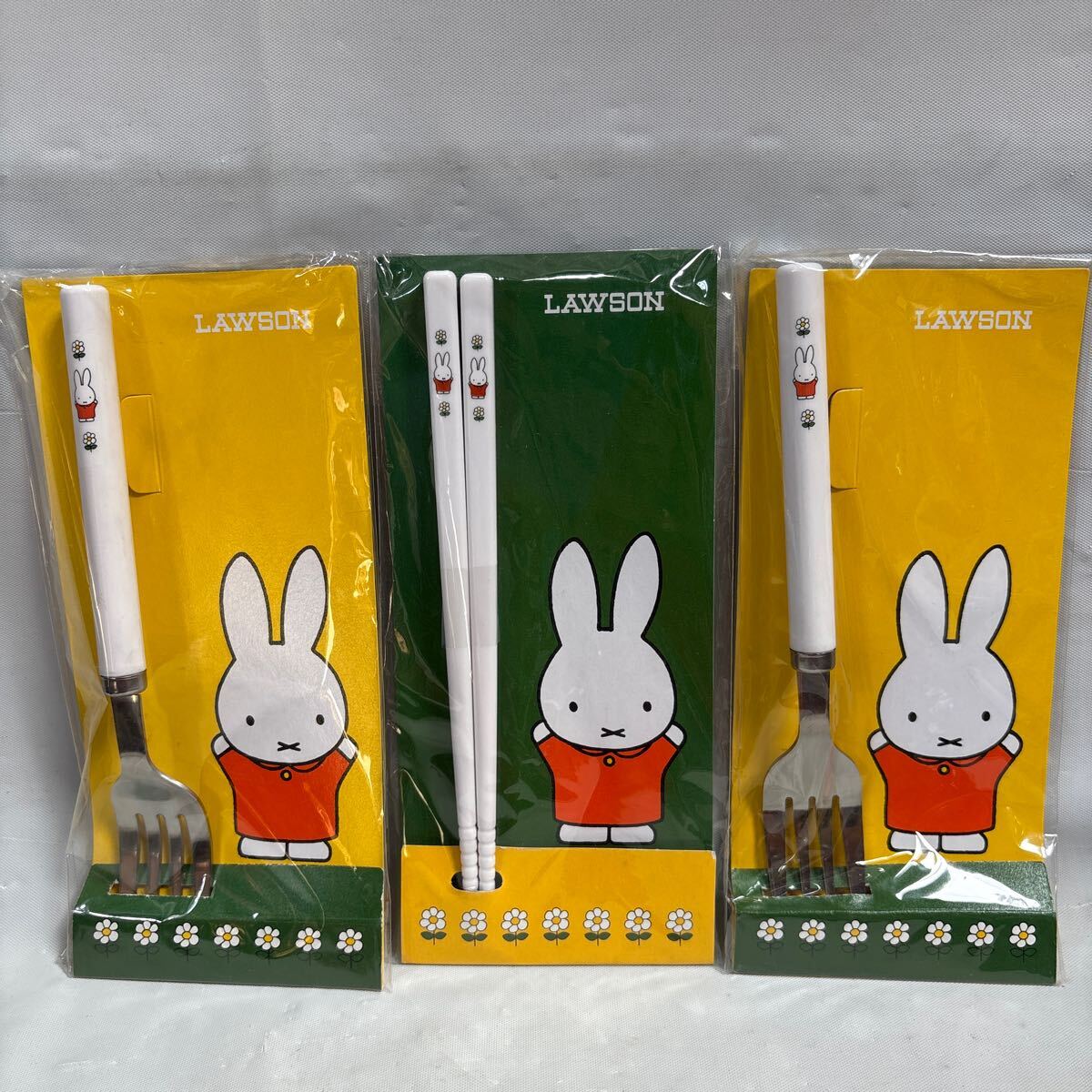 ローソン限定 ミッフィーのお箸とスプーン2本セット 未使用拍卖