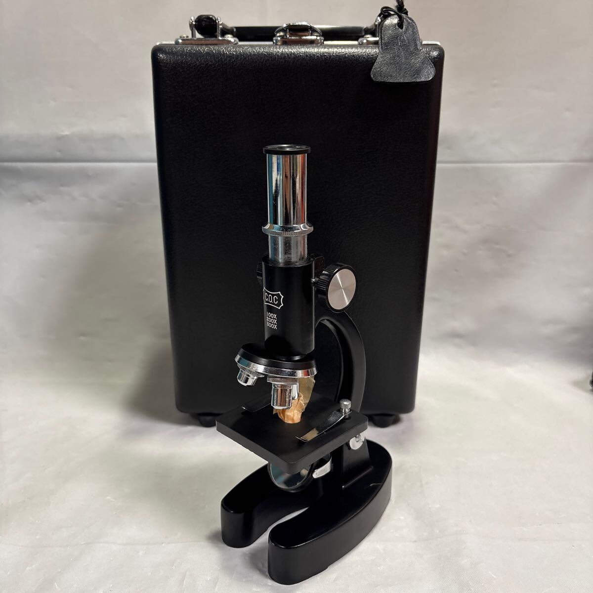 昭和レトロ カートン光学製 顕微鏡 ほぼ未使用品拍卖