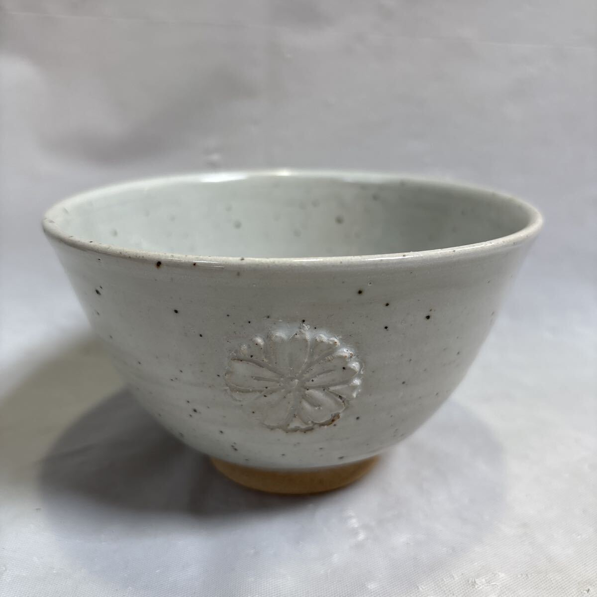 舞子焼 神戸焼 南汎? 抹茶茶碗 中古美品拍卖