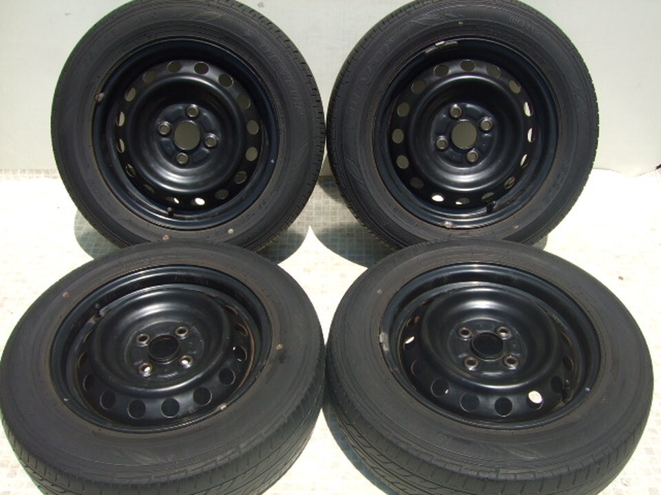 トヨタ純正ホイール NHP10 アクア ヴィッツ スペイド 5J 100 +39 2018年製 EC202 165/70R14 4本 E03拍卖