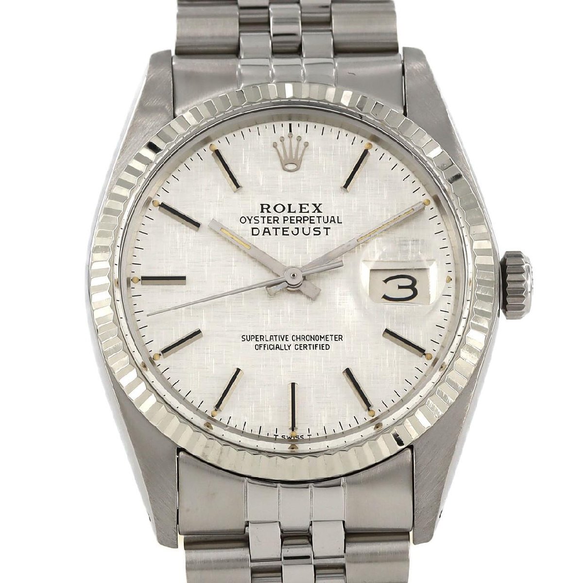 ロレックス デイトジャスト 16014 SSxWG 自動巻拍卖