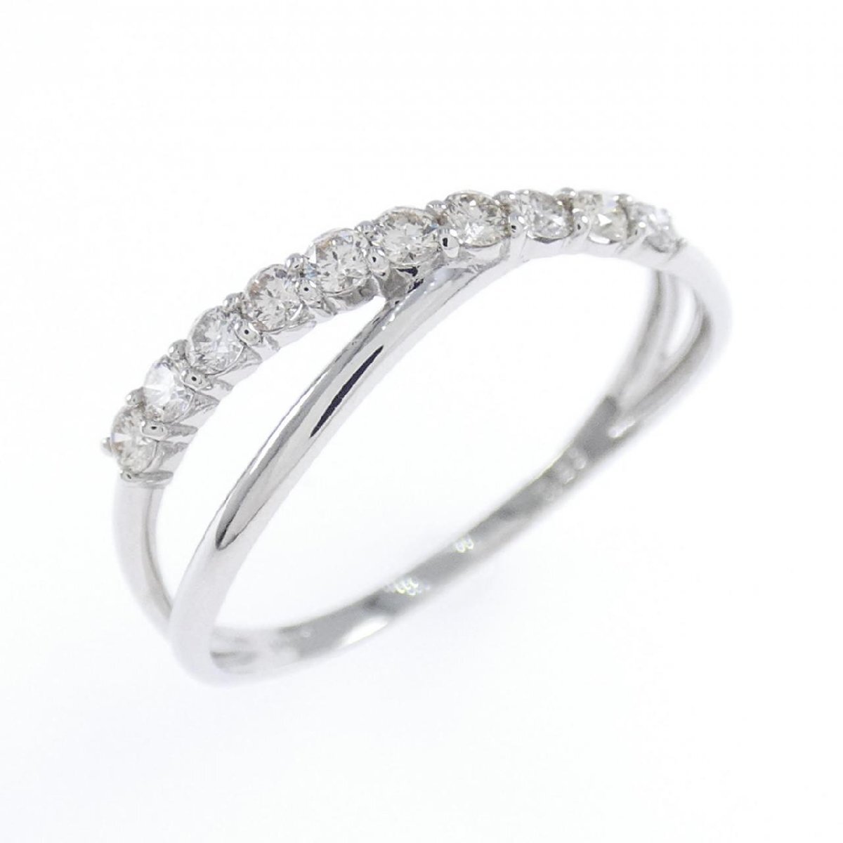 【新品】PT950 ダイヤモンド リング 0.20CT拍卖