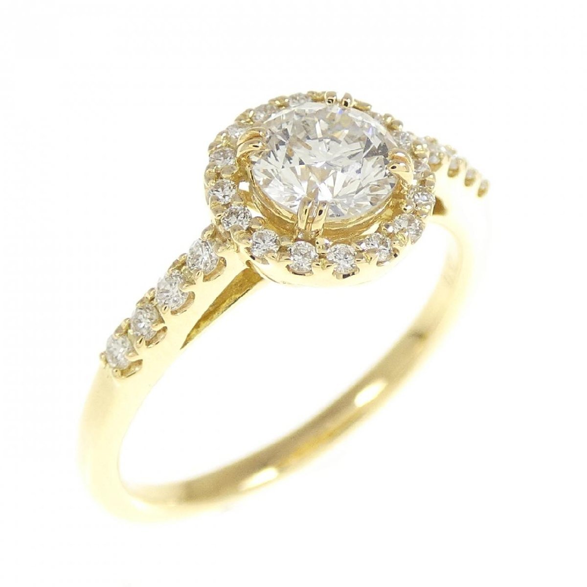【リメイク】K18YG ダイヤモンド リング 0.502CT G SI2 VG拍卖