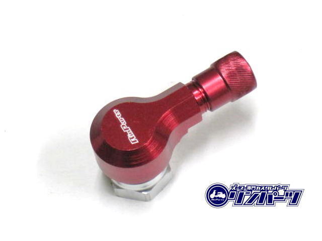 ☆送料込み☆ アルミ 90°エアーバルブ レッド ネコポス発送 1個入り拍卖