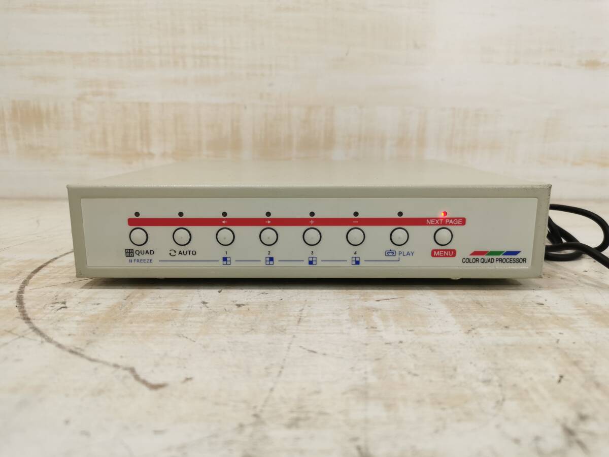 COLOR QUAD PROCESSOR 防犯カメラ 4分割ユニット拍卖