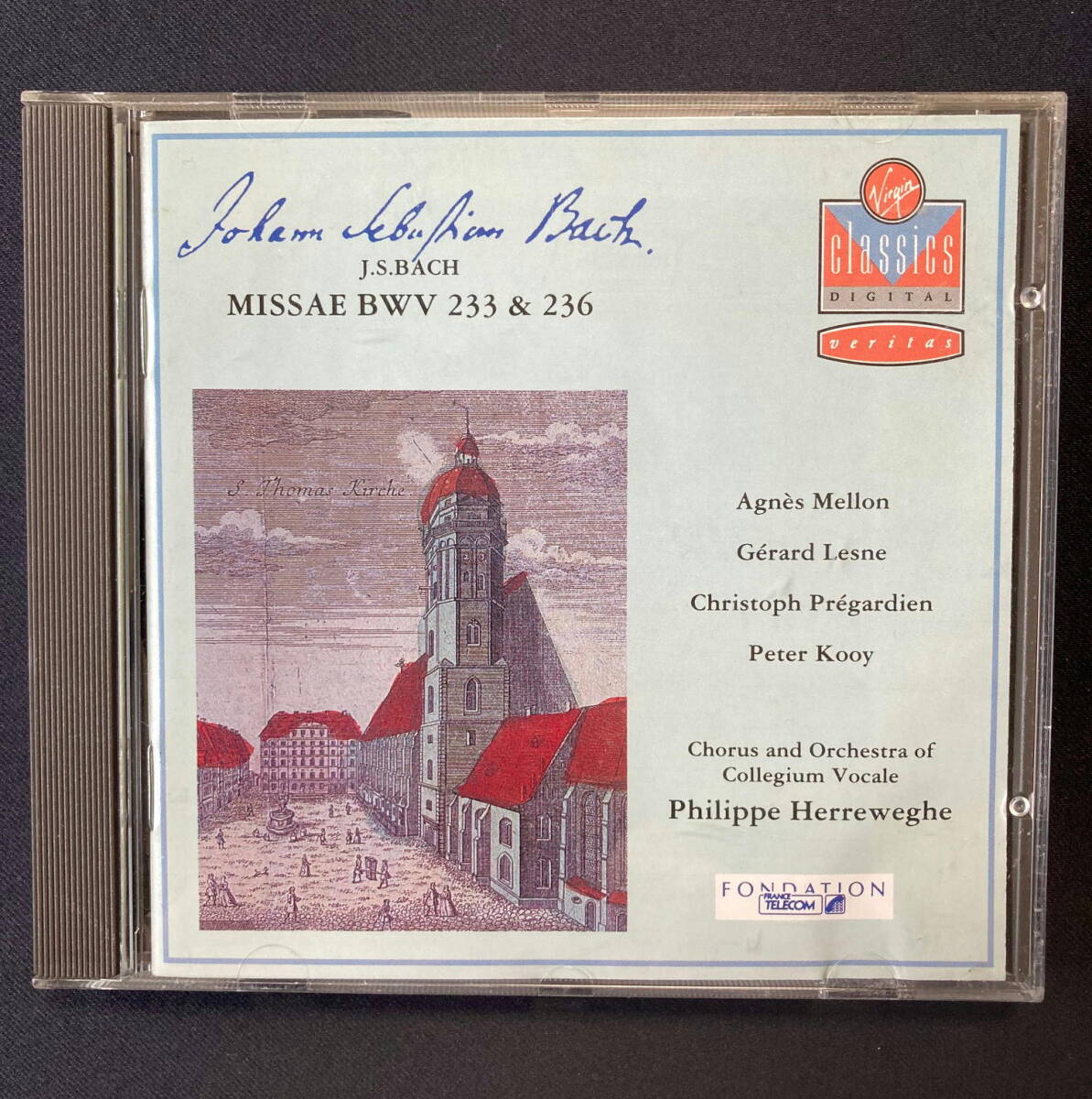 バッハ 小ミサ ミサブレヴィス ヘ長調 BWV233 ト長調 BWV236 ヘルヴェッヘ コレギウムヴォカーレ拍卖