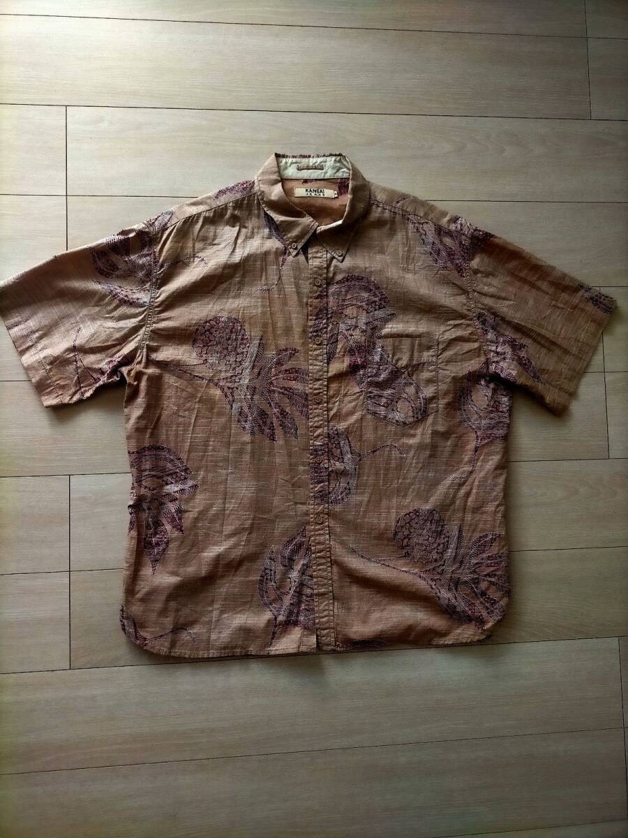 KANSAI JEANS 雰囲気の良い 半袖BDシャツ 4L 250731-2拍卖