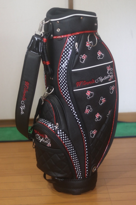 【全国送料無料】Disney ミニーマウス キャディバッグ Minnie Mouse ミッキーマウス 8.5インチ 4分割 拍卖