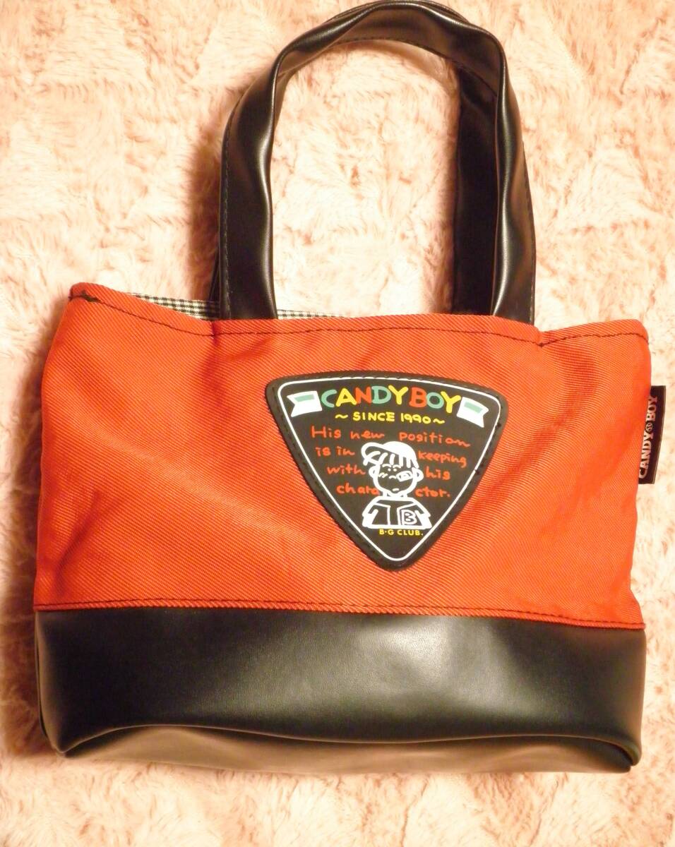 未使用品 CANDY BOY トートバッグ  レトロ ファンシー拍卖