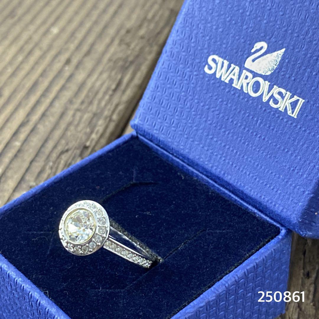SWAROVSKI スワロフスキー Angelic リング 指輪 11号 箱付き拍卖