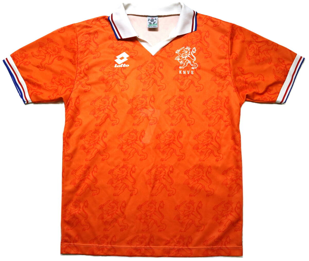 訳あり(ナンバー剥離)/アメリカW杯!◆’94年 lotto製 サッカーオランダ代表 ユニフォーム◆Mサイズ相当拍卖