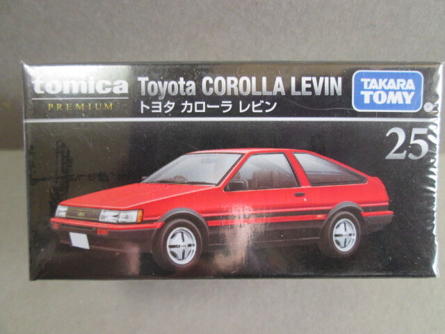 トミカプレミアム 25 トヨタ カローラ レビン 1/60 Toyota COROLLA LEVIN (AE86) 2024年10月新製品拍卖